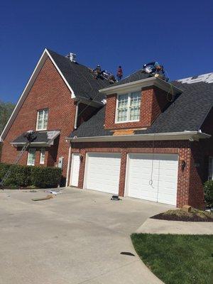 new roof after replacement