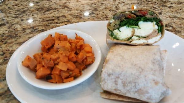 Egg white wrap,