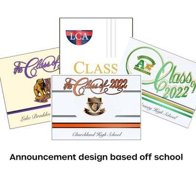 We are the provider for your Graduation Announcements!