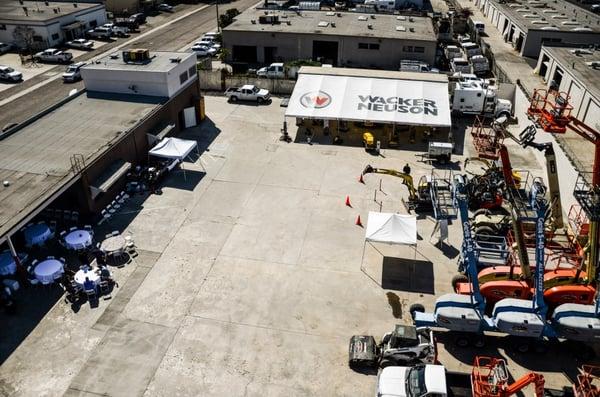 Aerial of the Yard