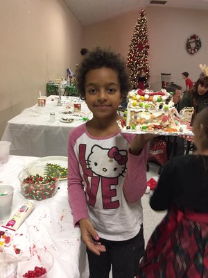 Annual Christmas party includes fun activities for the kids.