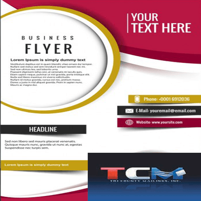 Flyers are a great way of promoting your business.