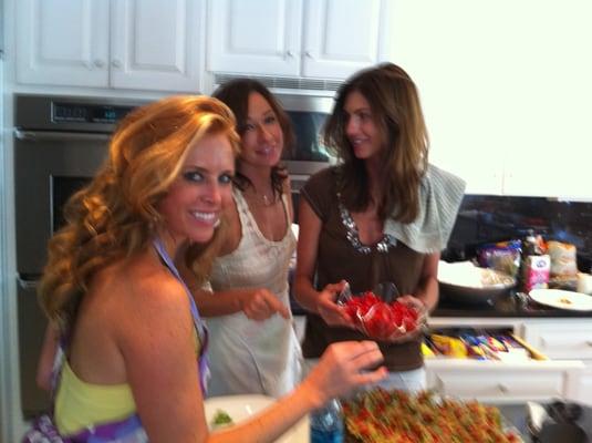 Cooking Lessons with two clients.