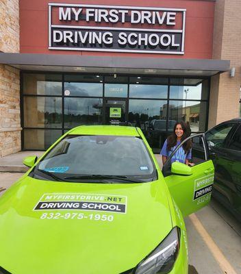 Teen Student Driver at My First Drive Driving School.   Sugar Land, Texas and Richmond, Texas