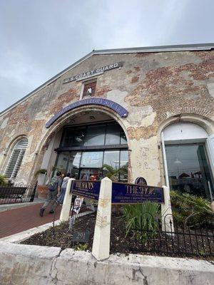 Located upstairs inside the Shops at Mallory Square (aka "the mall")