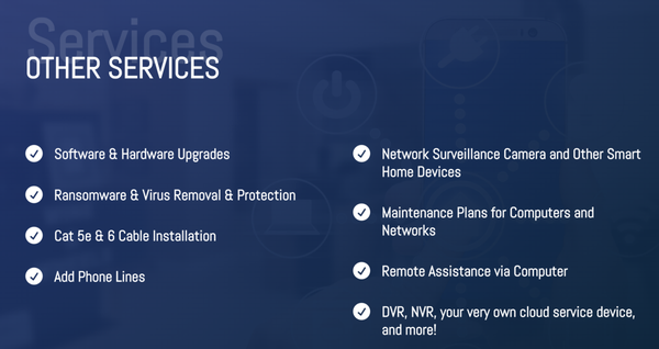 Services we provide