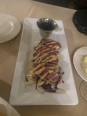 Ahi tuna appetizer