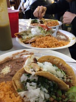 Taco especial and tamales!