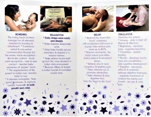 The 4 distinct benefits of learning to massage your baby! It lasts a lifetime.