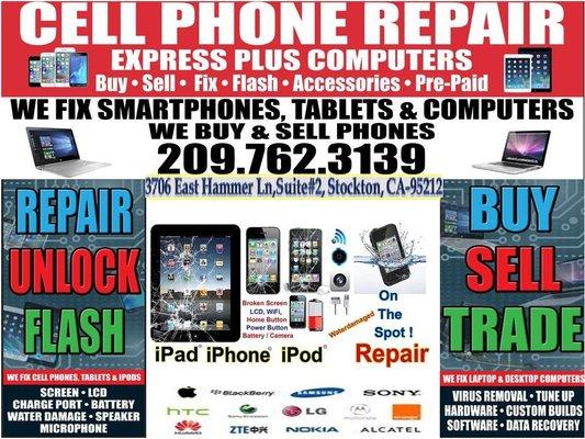 Quality I phone repairs in the Stockton area.