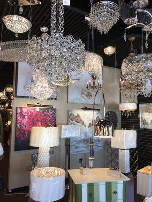 Crystal chandeliers