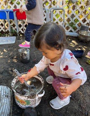 Making soup