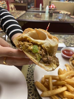 Philly cheesesteak "Moroccan style"