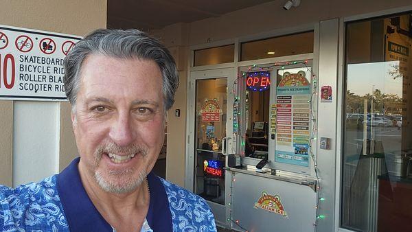 ROSARIO S. CASSATA AT JERIMIAH'S ITALIAN ICE IN NAPLES, FLORIDA.