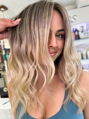 Blonde Airtouch with Olaplex and k18 by Lana