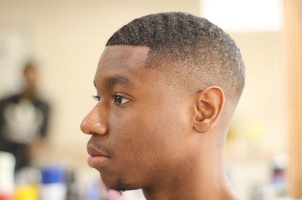 Mid skin fade