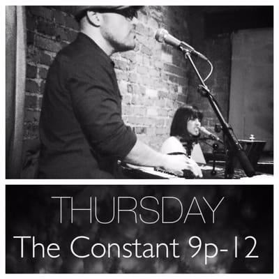 So excited to announce that we are kicking off our live music series tomorrow night The Constant 9-12!