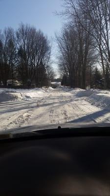 Our road on 3/6/15