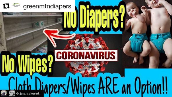 Cloth diapers are reusable and last a long time.