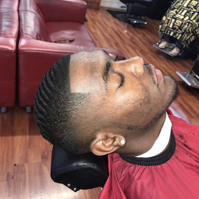 Waves with Bald Fade