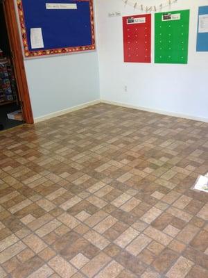 New Floor in the two year old class