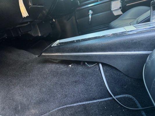 Center console was not seated properly and was blocking the shifter to go back into park