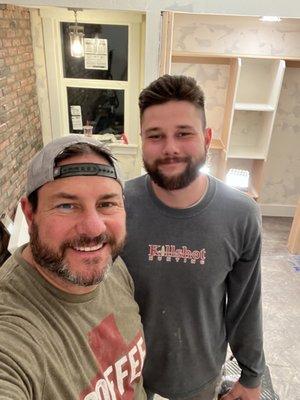 Working room by room to get this home improvement under way! Its looking great Hunter, "New Home Owner", First time buyer.