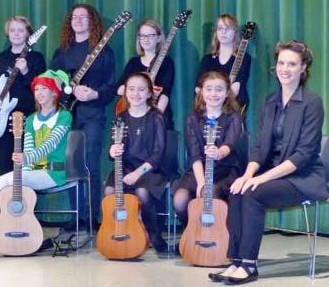 Christmas Concert (Vanessa on the far right)