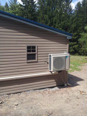 Ductless Heat Pump.