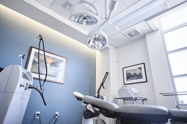 State-of-the-art treatment rooms