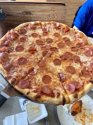 Pepperoni pizza