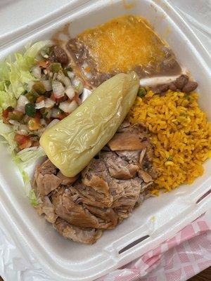 Carnitas plate