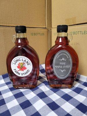 We produce maple syrup