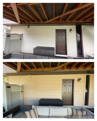 Before and After side of house-Patio 1