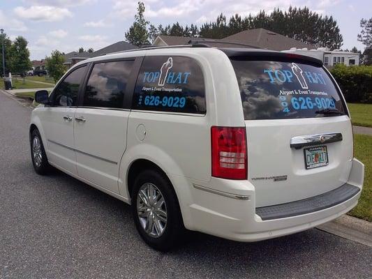 6 passenger Small van service for your convenience