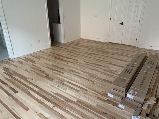 New hardwood floors