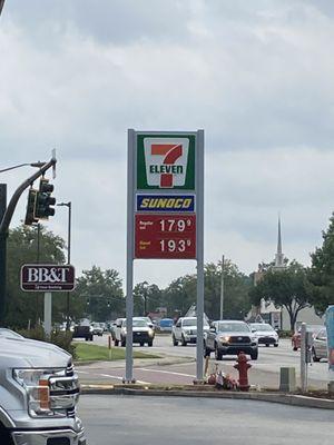 Fueling up in Goose Creek 8/13