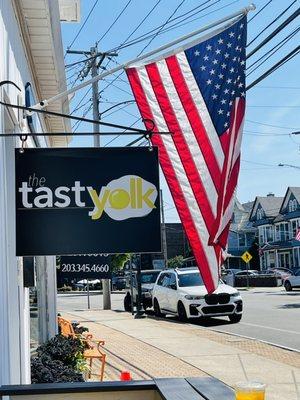 Storefront/outdoor seating area