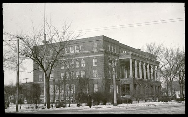 The former Elks Club in the 1920s