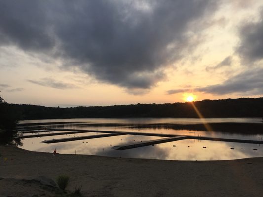 Another beautiful sunset at the Hale. This is the main beach.