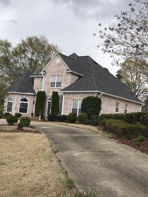 30 year dimensional shingle we installed.