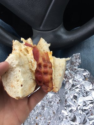 One peice of bacon