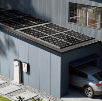 Create a microgrid for your home with solar panels and a battery backup system!