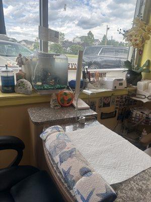 This is my comfortable and peaceful working Nails  Station