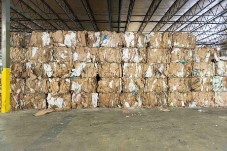 Commercial Cardboard recycling