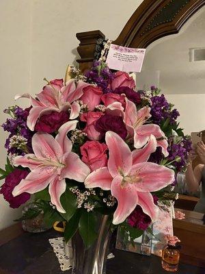 Mother's Day floral arrangement