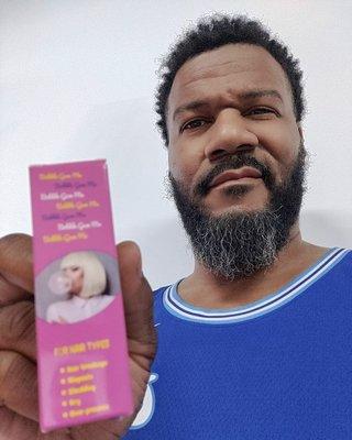 For Mens beards. This product is for hair bulb stimulating and growth, combined with medicinal healing oil and powder. (Black seed oil etc.