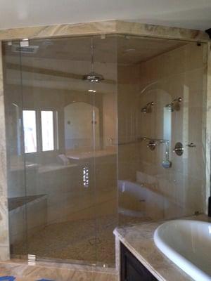 Custom Frameless Shower Door