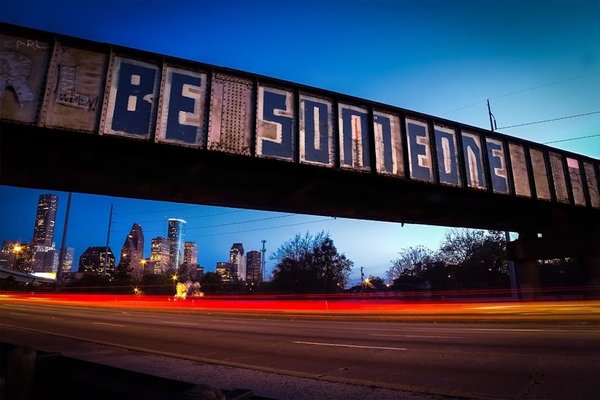 I love this sign.  1-45 Houston, TX