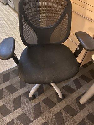 Nasty! Nasty! Office chair.